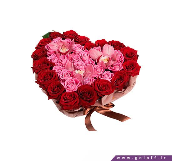 عکس سبد گل رز زیبا - سبد گل قلب پاراسیو - Parasio | گل آف